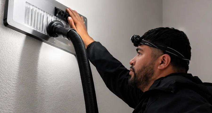 Air duct inspection in Dallas TX