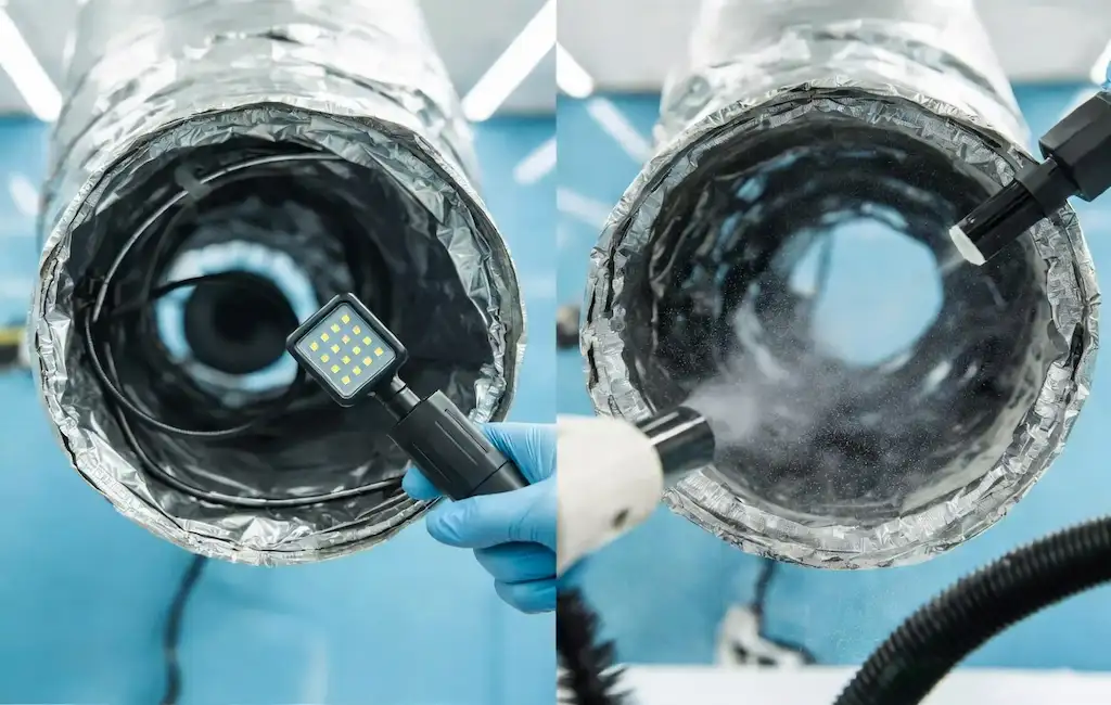 Air Duct Inspection vs Air Duct Cleaning