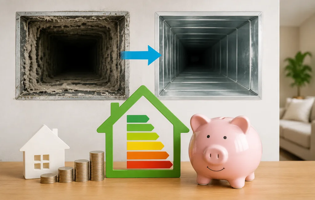 How Does Duct Cleaning Affect Energy Efficiency and Monthly Bills
